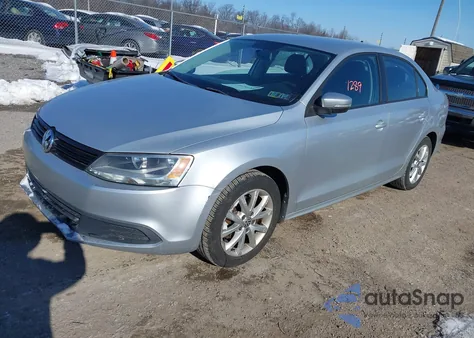 2012 Volkswagen Jetta 2.5L Se из США, поврежденный, VIN 3VWDP7AJ7CM068856
